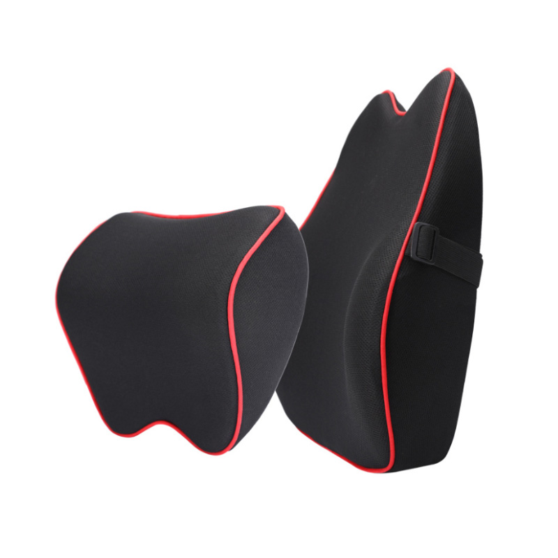 Yiwu Wenbao پشتی سر ماشین پشتیبان کمری حافظه ماشین بالش کوسن کمری پنبه ای مجموعه بالش ماشین عرضه یک قطره حمل و نقل